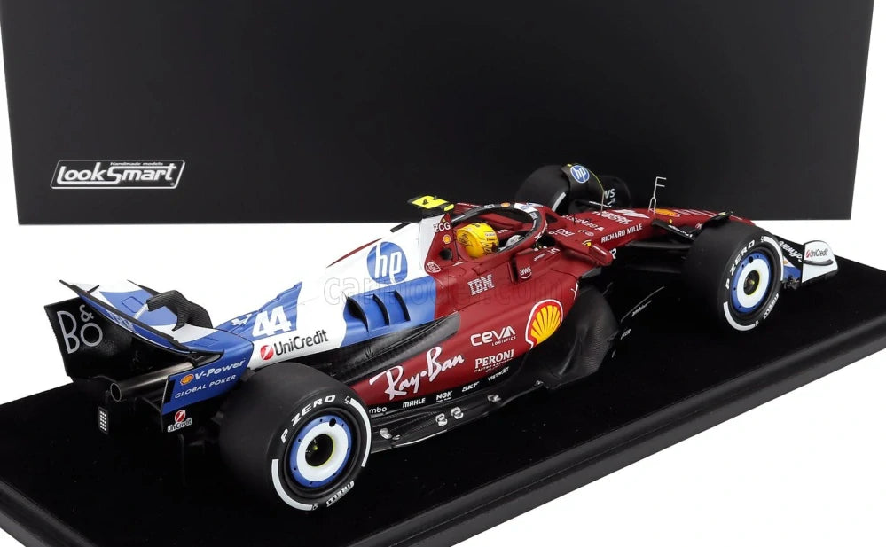Model LookSmart Scuderia Ferrari SF-25 L. Hamilton v měřítku 1:18 – Miami GP 2025