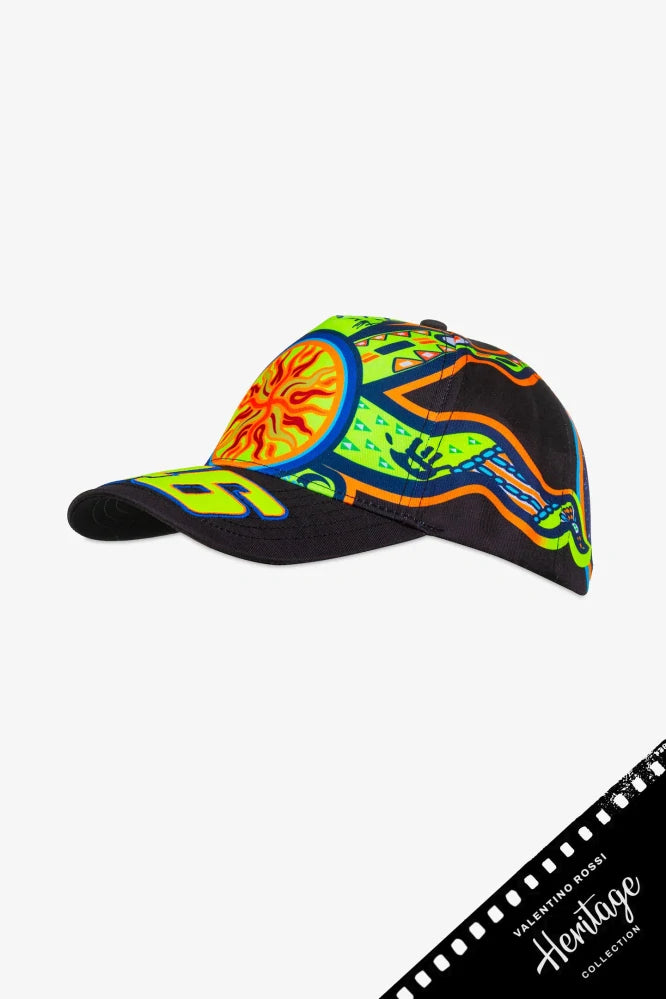 Kšiltovka VR46 Valentino Rossi Heritage 46 – Sole e Luna