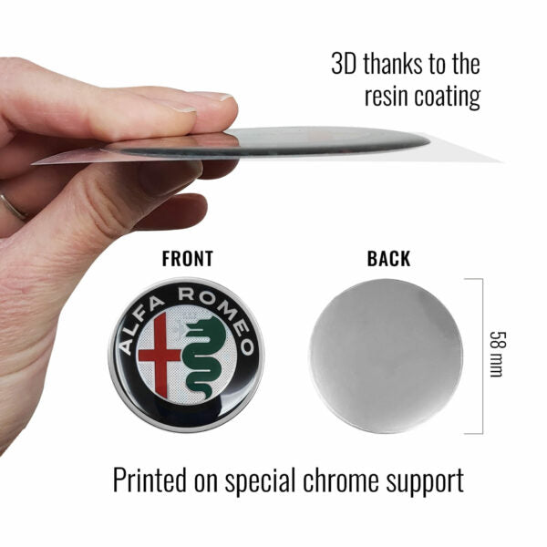 Samolepka Alfa Romeo 3D
