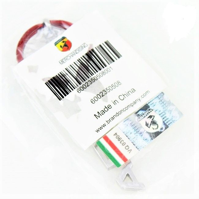 Kličenka Abarth kovová s červeným kroužkem oficiální produkt