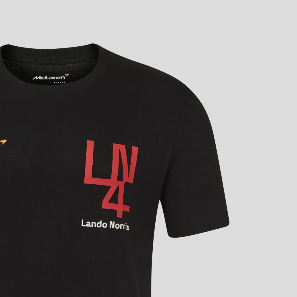 Tričko McLaren F1 Lando Norris LN4 – černé