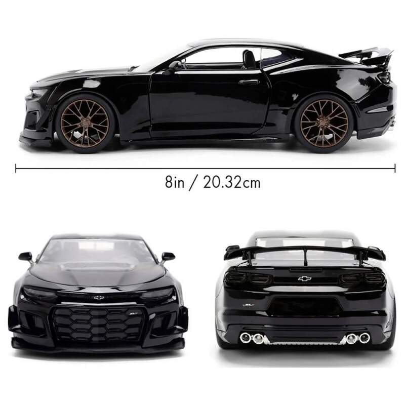 Model Chevrolet Camaro 2024 ZL1 1LE černý - Rychle a zběsile