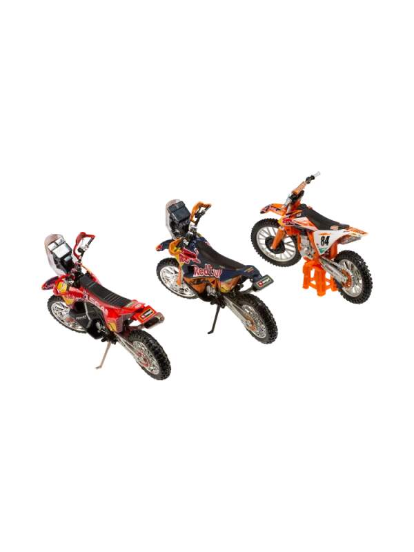 Set 3 motocyklů KTM Red Bull Racing BBurago