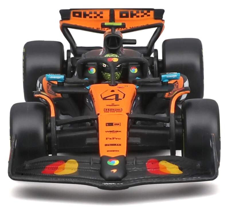 Model McLaren F1 MCL39 BBurago #4 Lando Norris 2025 v měřítku 1:43 - Signature