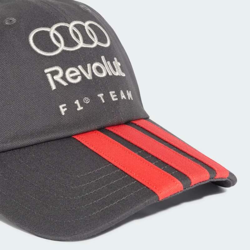 Kšiltovka Audi Revolut F1 tmavě šedá x Adidas - volnočasová edice