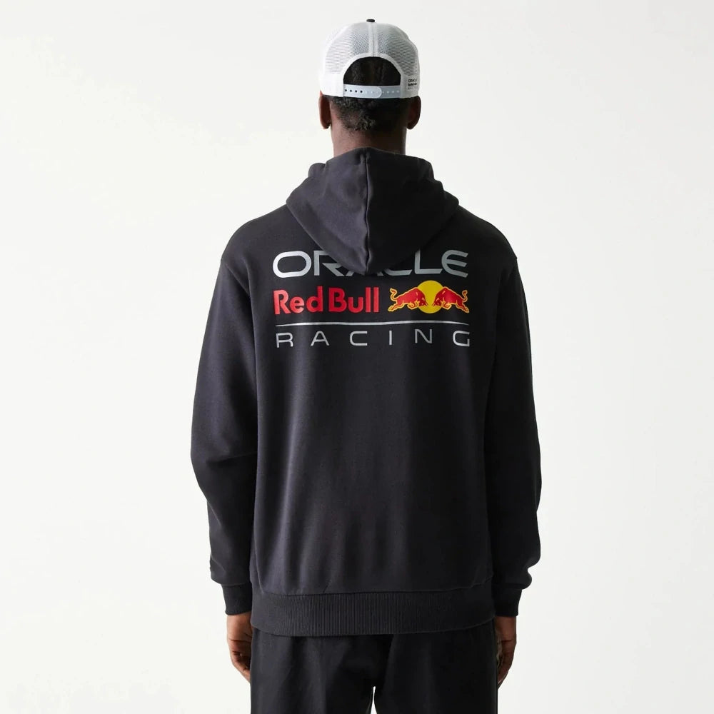 Oversized mikina Oracle Red Bull Racing New Era s grafikou – tmavě modrá