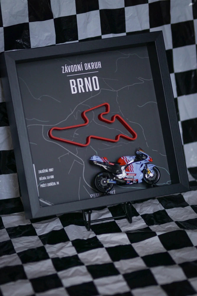 3D obraz Petrol Art – Marc Marquez, Brno