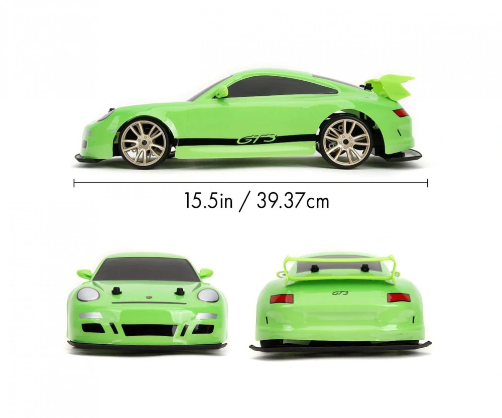 RC auto Jada Rychle a zběsile Porsche 911 GT3 (997) Drift v měřítku 1:10