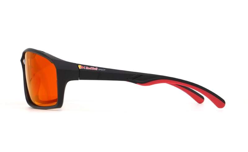 Red Bull Spect sluneční brýle DRILL černé s oranžovými skly
