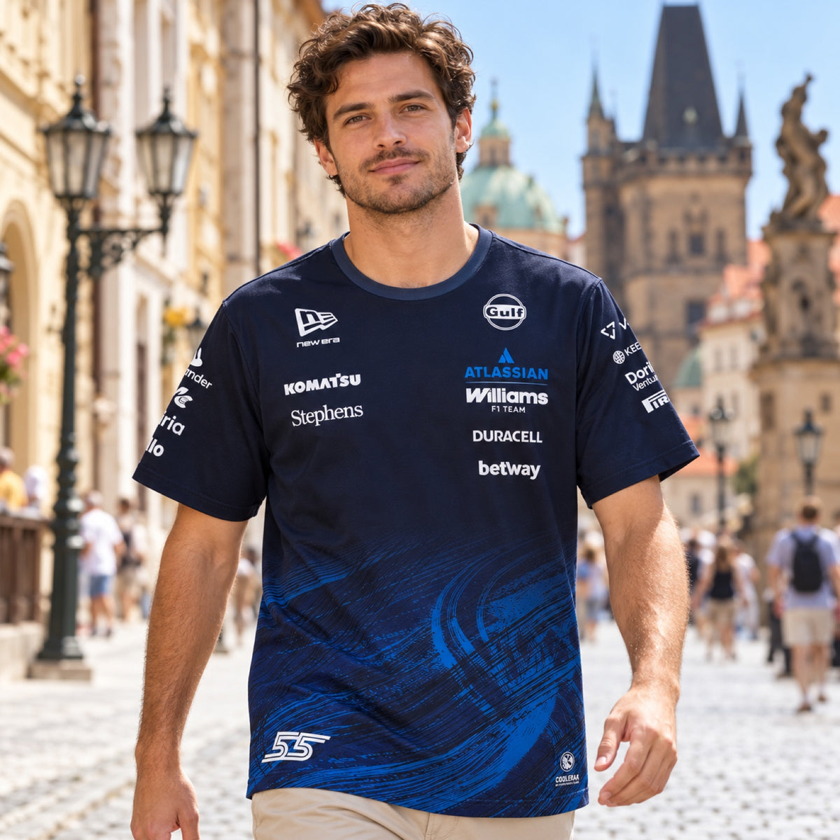 Tričko Williams F1 Team #55 Carlos Sainz – Team Edition – ilustrační foto (AI)