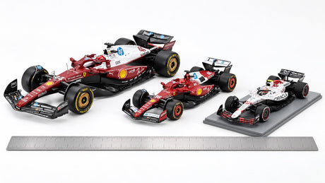 Měřítka modelů aut 1:18 vs 1:24 vs 1:43 vs 1:64: rozměry, detaily a co vybrat – ilustrační obrázek vytvořený pomocí AI