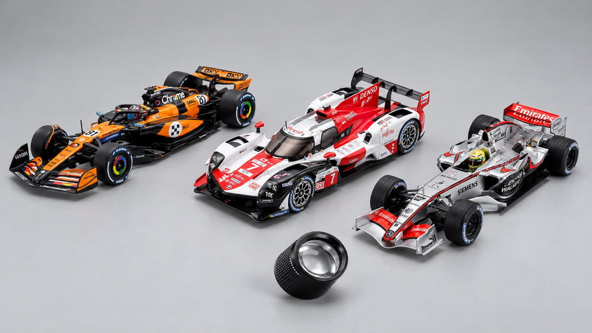 Spark vs Minichamps vs Bburago (a Ixo, Jada, Solido): materiály, detail a pro koho – ilustrační obrázek vytvořený pomocí AI