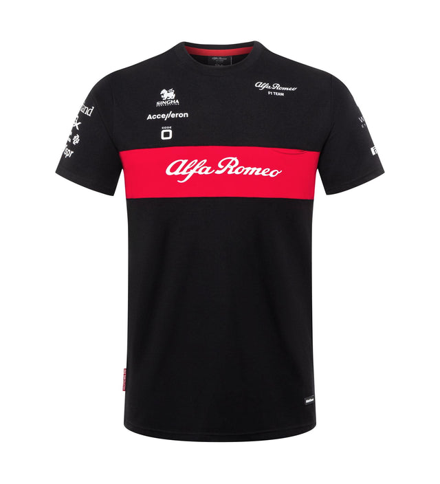 Alfa Romeo F1 Team dětské týmové triko černé - 164 CM