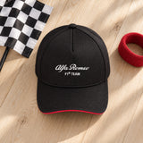 Dětská kšiltovka se zahnutým kšiltem Alfa Romeo F1 Team – černá – ilustrační foto (AI)