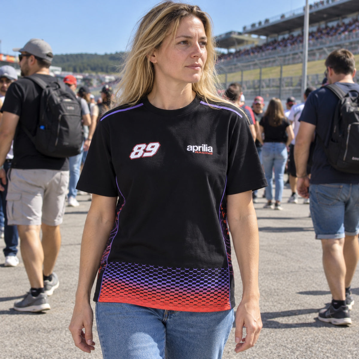 Aprilia Racing Jorge Martin #89 Fan T-Shirt – ilustrační foto 2 (AI)
