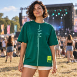 Oversized tričko Aston Martin F1 Team Casual – zelené – ilustrační foto (AI)