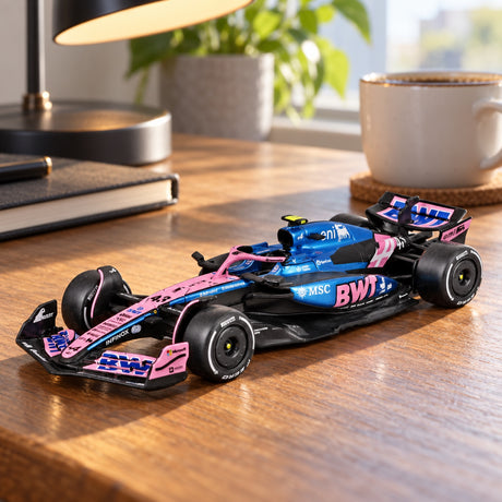 Model Bburago Alpine F1 A525 #43 Franco Colapinto 2025 – ilustrační foto (AI)