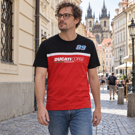 Ducati Corse Fan T-Shirt – Jorge Martin 89 – ilustrační foto (AI)