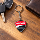 Klíčenka s logem Ducati Corse – ilustrační foto (AI)