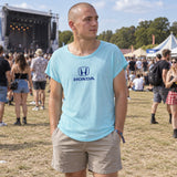Honda Motor Women's T-Shirt – Blue – ilustrační foto (AI)