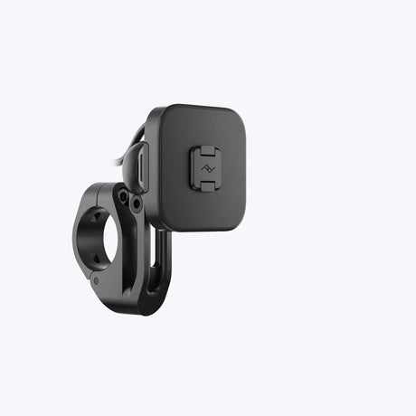 Držák na motorku Peak Design Motorcycle Mount Bar Mount v2 s nabíjením - černý