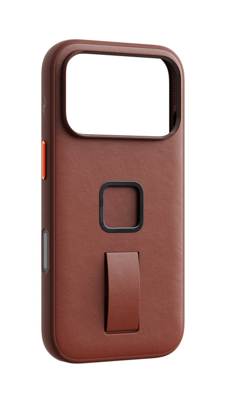 Kryt Peak Design Everyday Loop Case Slimlink pro iPhone 18 Pro - Redwood Clarino