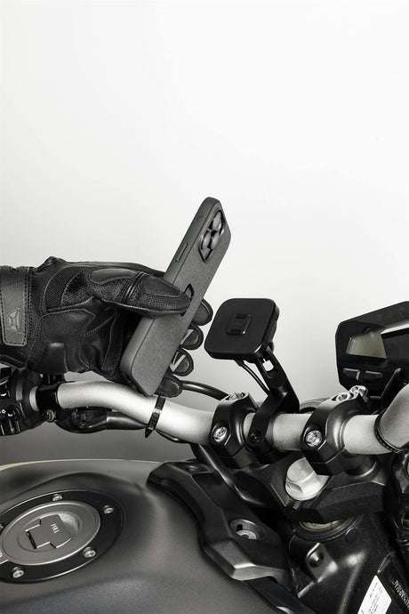 Držák na motorku Peak Design Motorcycle Mount Bar Mount v2 s nabíjením - černý