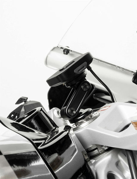 Držák na motorku Peak Design Motorcycle Mount Stem Mount s nabíjením - černý