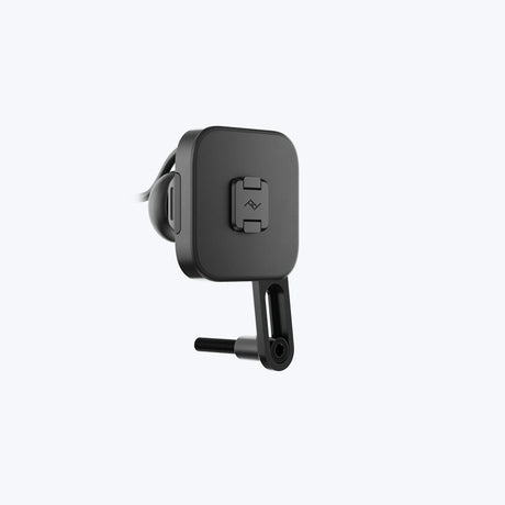 Držák na motorku Peak Design Motorcycle Mount Brake/Clutch Mount s nabíjením - černý