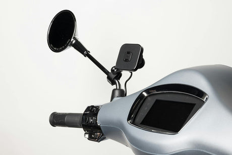 Držák na motorku Peak Design Motorcycle Mount Mirror Mount s nabíjením - černý