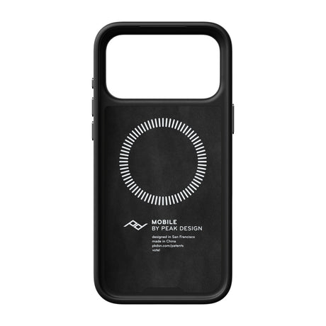 Kryt Peak Design Everyday Case Slimlink pro iPhone 18 Pro Max - černá kůže