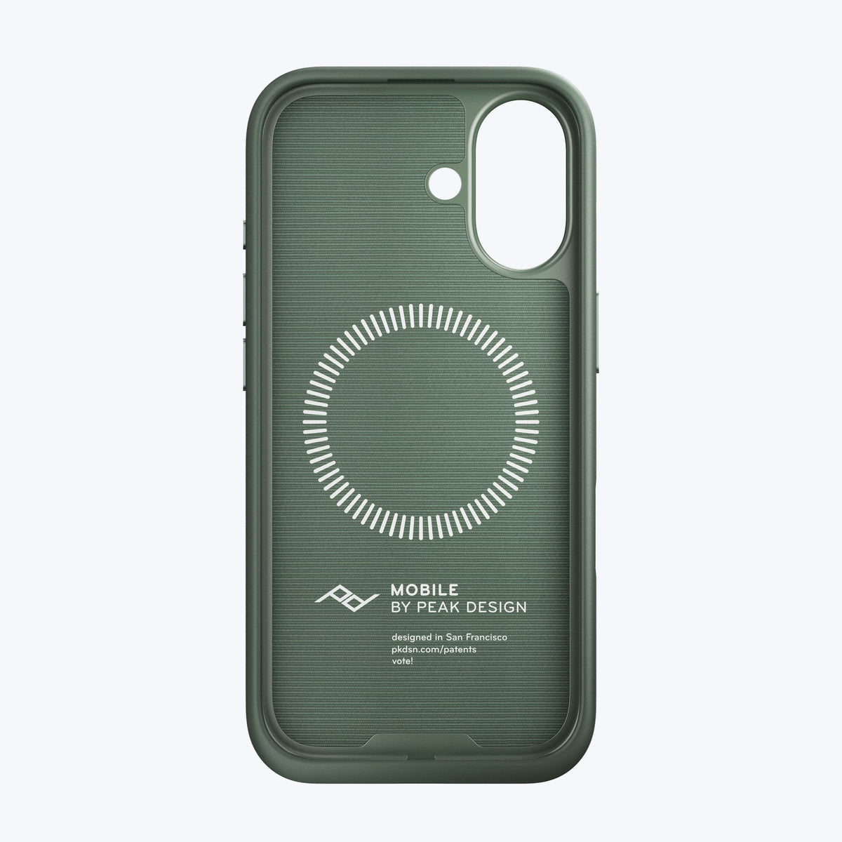 Pouzdro Peak Design Everyday Fabric Case pro iPhone 17 Standard - Sage