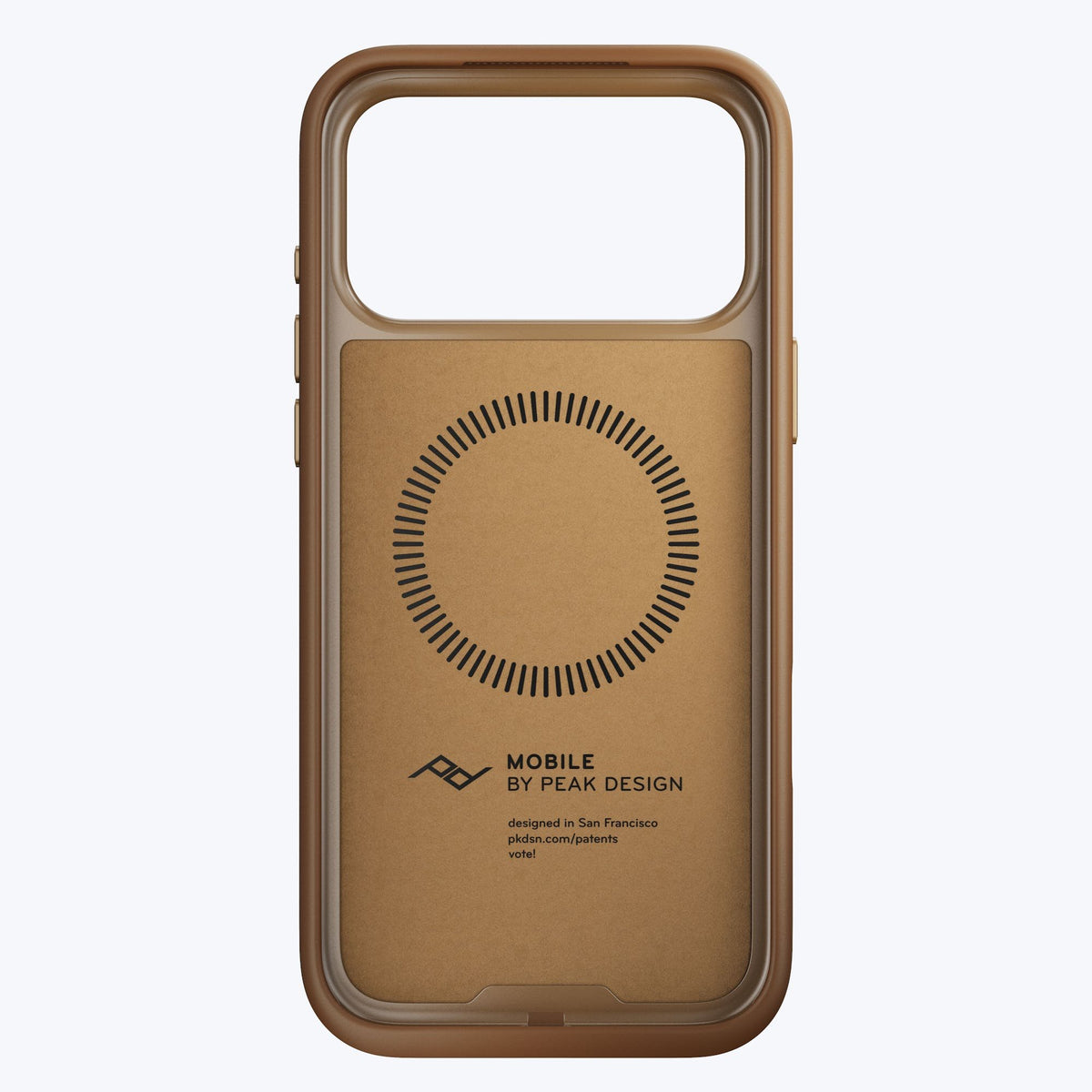 Pouzdro Peak Design Everyday Clarino Loop Case pro iPhone 17 Pro Max - Tan