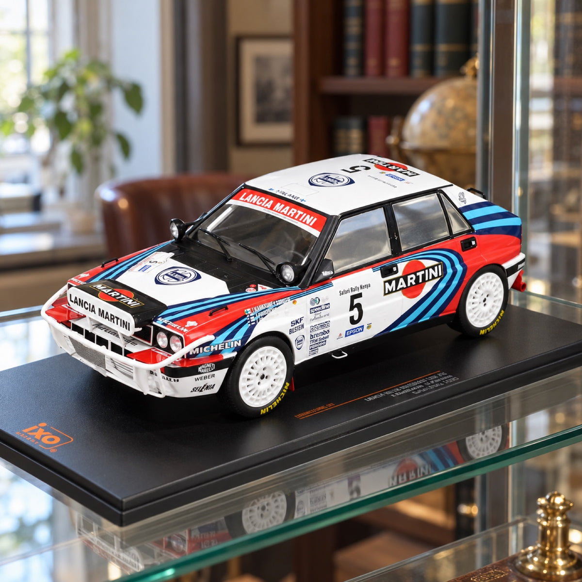 Model Lancia Delta Integrale – Kankkunen/Piironen, Safari Rally 1990 – ilustrační foto (AI)