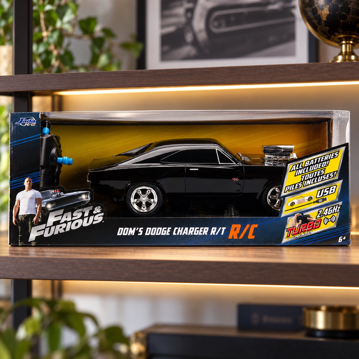 Model Rychle a zběsile Dodge Charger na dálkové ovládání – ilustrační foto (AI)