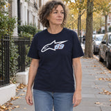 Jorge Martin Alpinestars T-Shirt – Navy Blue – ilustrační foto 2 (AI)