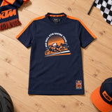 Dětské tričko KTM Red Bull Racing GRID – tmavě modré – 164 cm – ilustrační foto (AI)