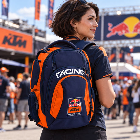 Velký týmový batoh KTM Red Bull Racing – ilustrační foto (AI)