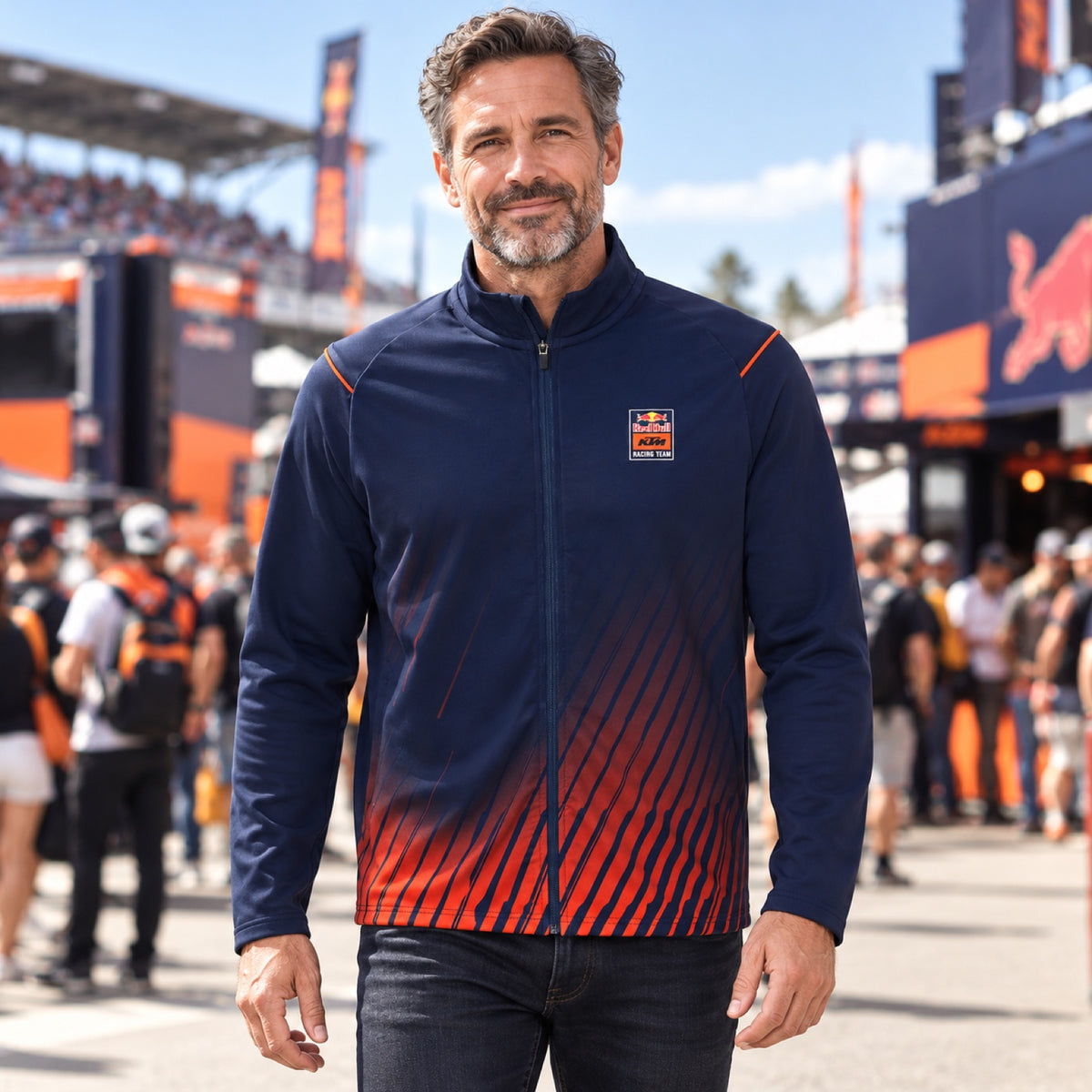 Sportovní bunda KTM Red Bull Racing Motion – ilustrační foto (AI)