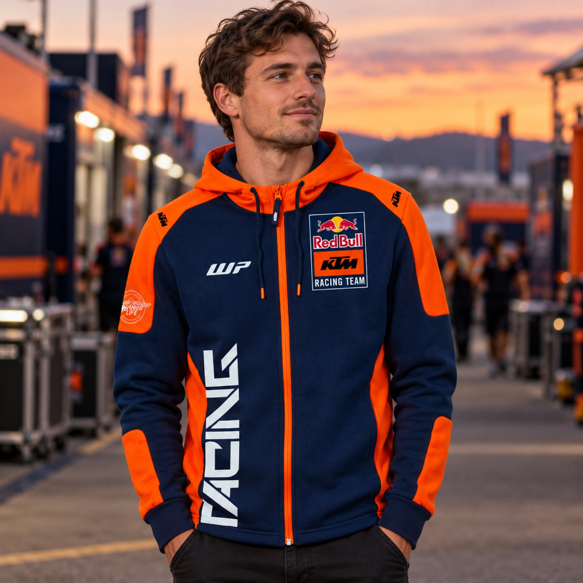 Týmová bunda KTM Red Bull Racing – ilustrační foto (AI)