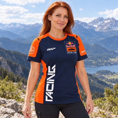 Dámské týmové tričko KTM Red Bull Racing – ilustrační foto (AI)