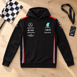 Dětská týmová mikina s kapucí Mercedes-AMG PETRONAS F1 AMG – 140 cm – ilustrační foto (AI)