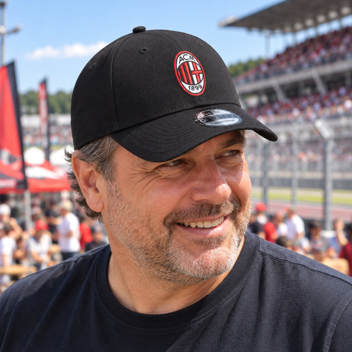 Kšiltovka AC MILAN 9FORTY CORE – černá – ilustrační foto (AI)
