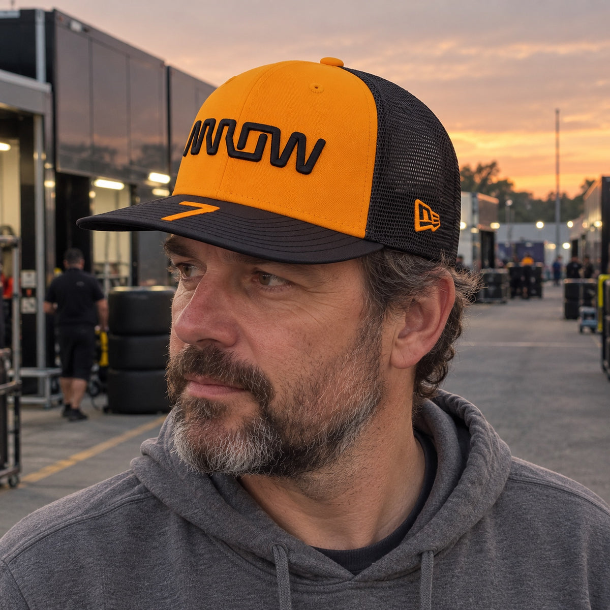 McLaren Arrow IndyCar Team Cap – Orange – ilustrační foto (AI)