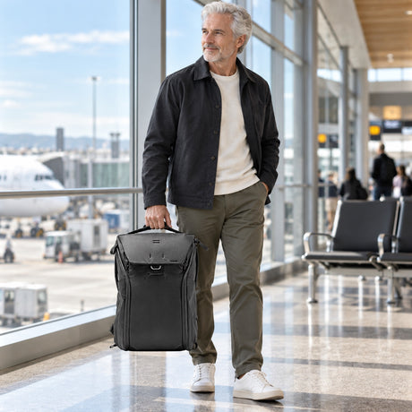 Batoh Peak Design Everyday Backpack 20L v2 – černý – ilustrační foto (AI)