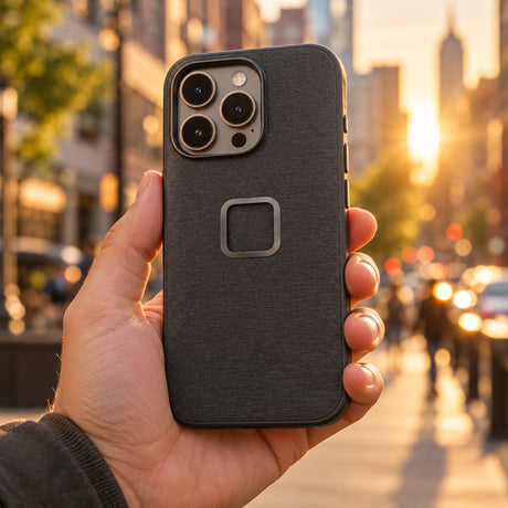 Pouzdro Peak Design Everyday Case iPhone 16 Pro – Charcoal – ilustrační foto (AI)