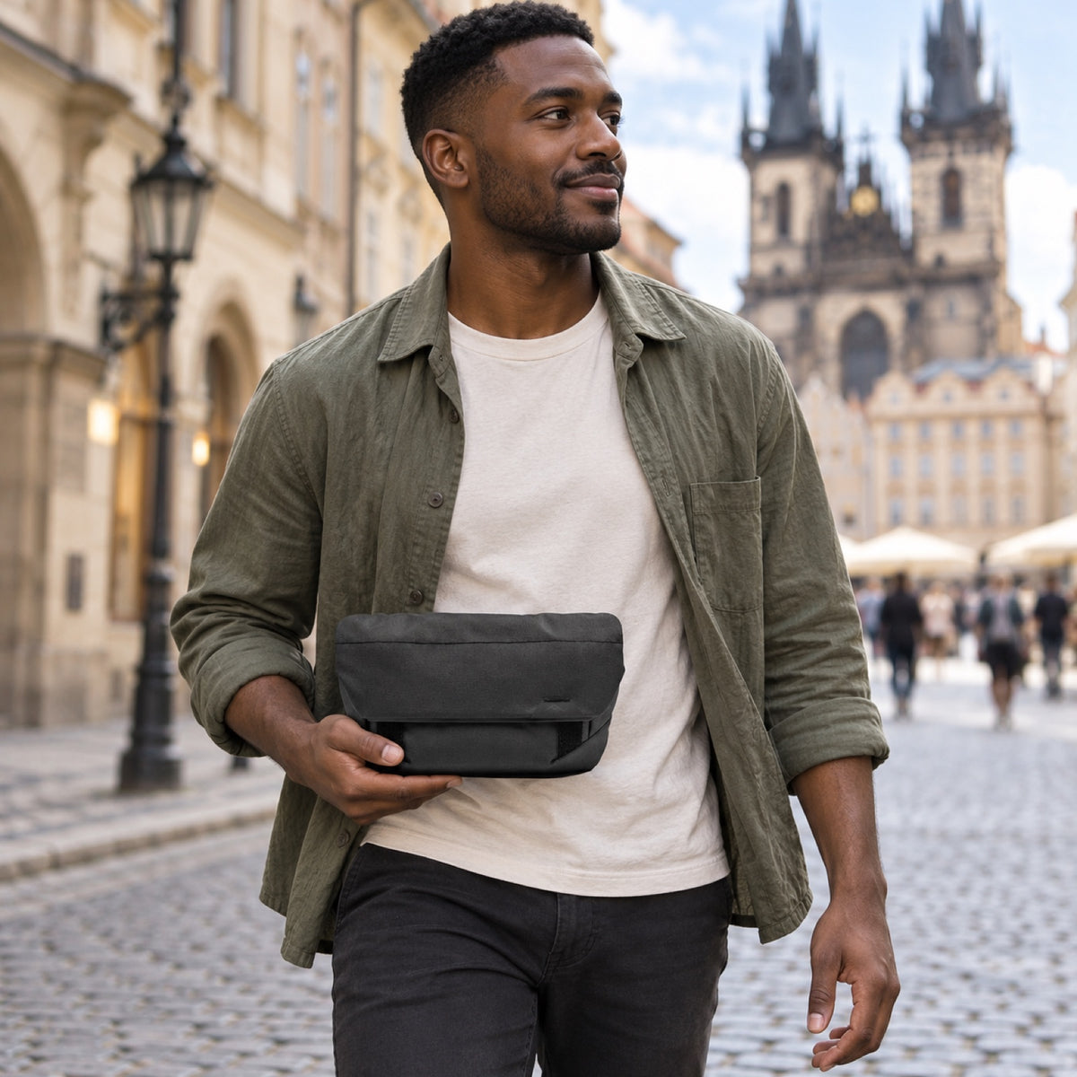 Pouzdro Peak Design Field Pouch v2 – černé – ilustrační foto (AI)