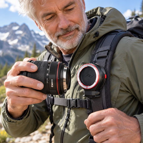 Pouzdro na objektivy Peak Design Lens Kit – Canon – ilustrační foto (AI)