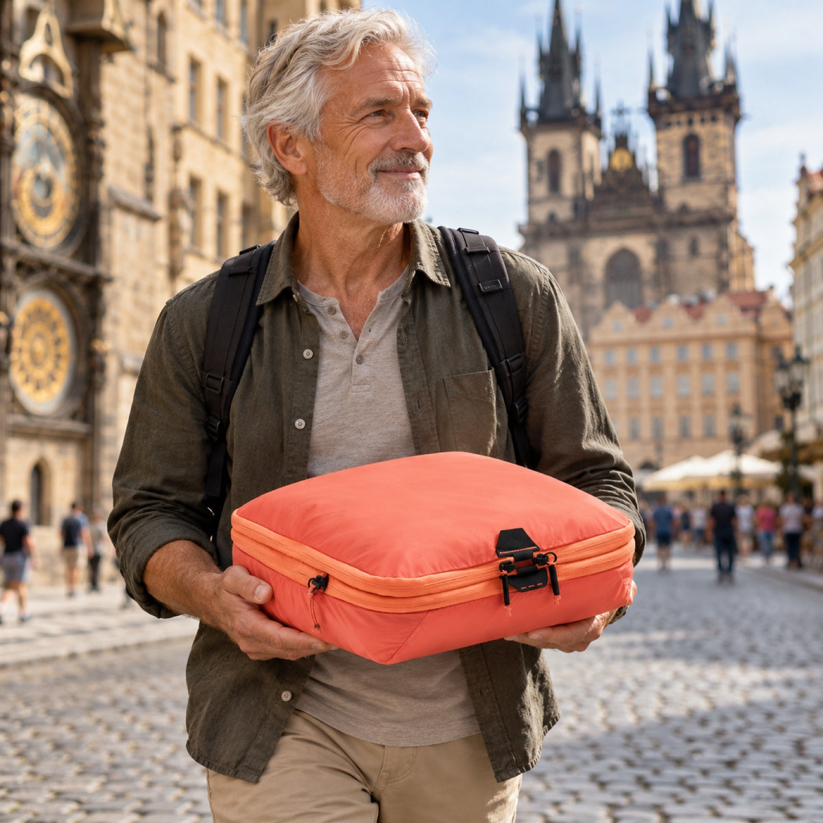 Cestovní organizér Peak Design Packing Cube Medium v2 – Ibis – ilustrační foto (AI)