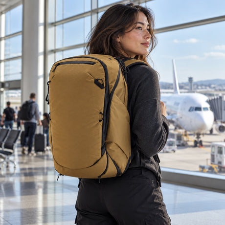Batoh Peak Design Travel Backpack 45L – Coyote – ilustrační foto (AI)